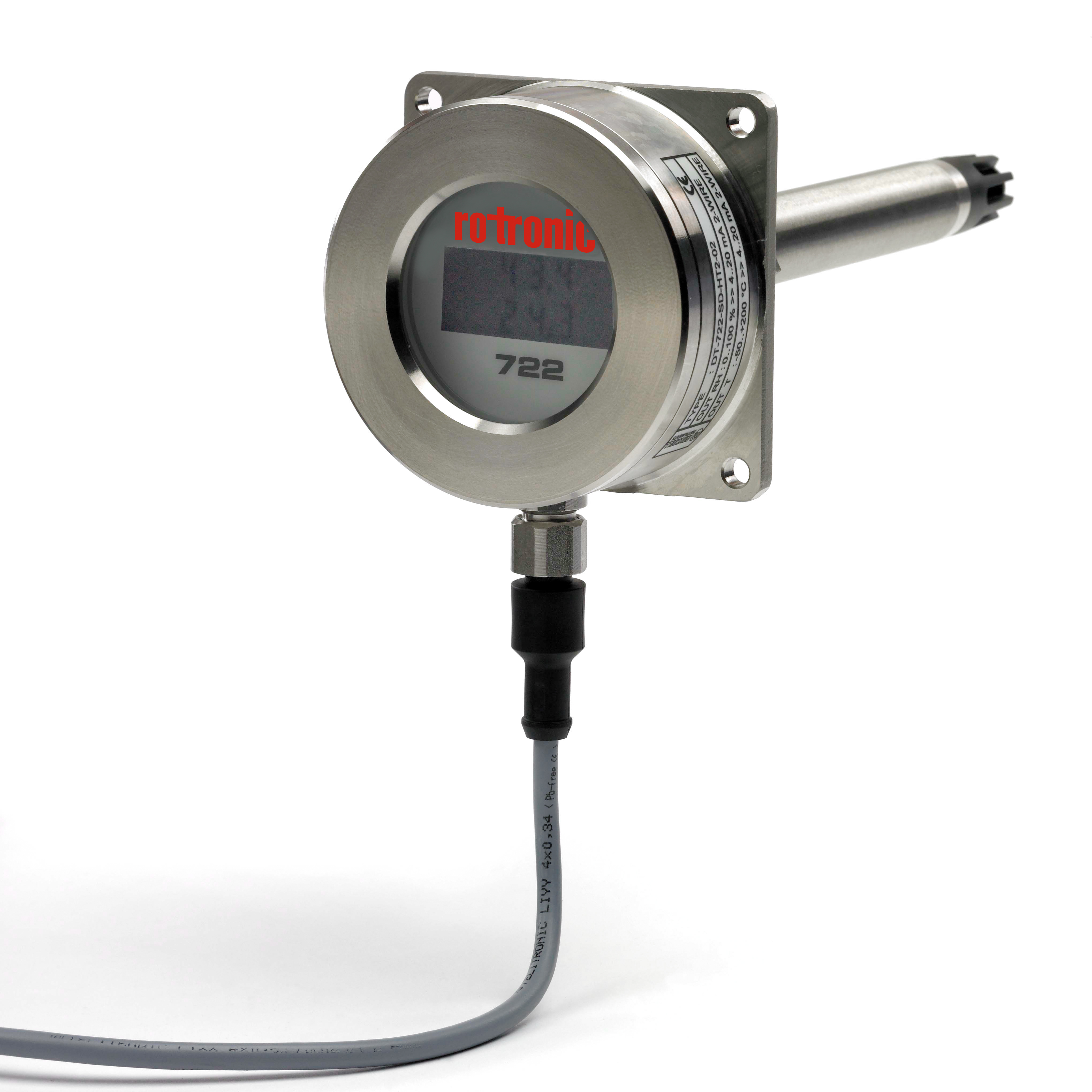 Heavy Duty Humidity and Temperature Transmitter  - Rotronic DT722
